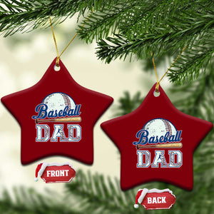 Baseball Dad Ceramic Ornament Baseball Sport Lovers For Father's Day TS02 Print Your Wear