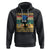 Last Day Of School Hoodie Black Cat It's Fine I'm Fine Everything TS02 Black Printyourwear