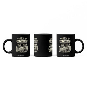 Vintage Style Western Funny Grandpas Girls Coffee Mug I Used To Be In Charge Then I Had A Granddaughter Retro Look TS02 Print Your Wear