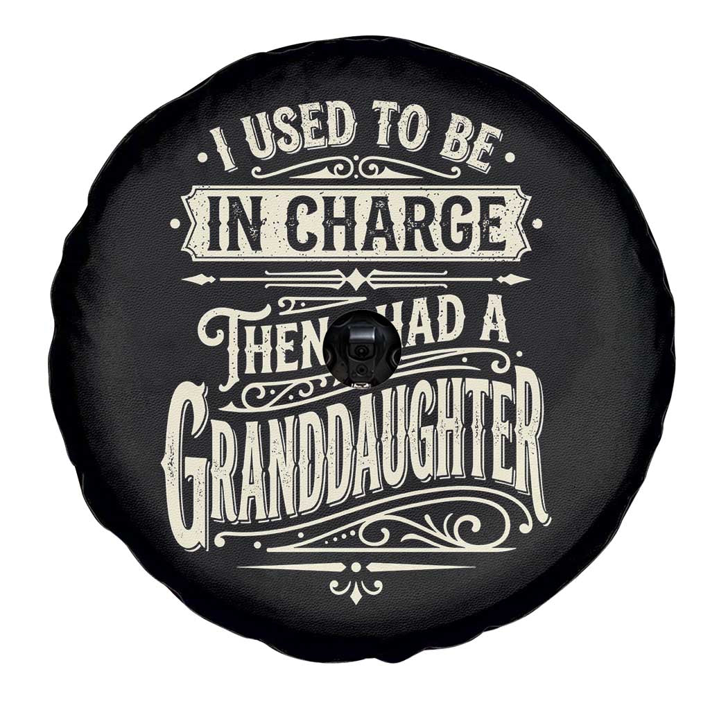 Vintage Style Western Funny Grandpas Girls Spare Tire Cover I Used To Be In Charge Then I Had A Granddaughter Retro Look TS02 Print Your Wear