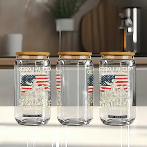 Get In Loser We're Crossing The Delaware Vintage Glass Can Funny George Washington American Flag Patriotic Fireworks TS02 Print Your Wear