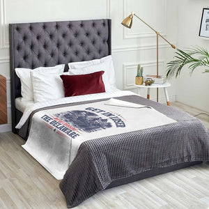 Get In Loser We're Crossing The Delaware Retro Throw Blanket Distressed George Washington Boat Scene Patriotic American Revolution Humor TS02 Print Your Wear