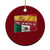 Spain Mexico Heritage Pride Ceramic Ornament Yes I'm Both Identity Roots for Hispanics Latinos TS02 1pc Red Print Your Wear