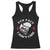 Fun Fact I Dont Care Skull Racerback Tank Top Edgy Sarcastic Attitude TS02 Black Print Your Wear