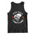 Fun Fact I Dont Care Skull Tank Top Edgy Sarcastic Attitude TS02 Black Print Your Wear