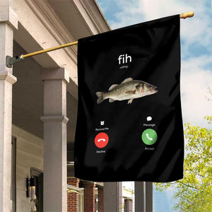 Fih Calling Funny Fish Garden Flag Fishing Lover Hilarious Phone Call Parody TS02 Print Your Wear