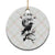 Funny Crow F Caw F Ceramic Ornament Gothic Raven and Moon TS02 1pc Christmas Plaid Print Your Wear
