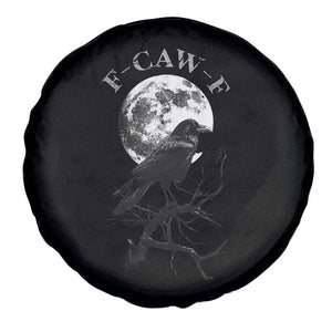 Funny Crow Fcawf Spare Tire Cover Gothic Raven and Moon TS02 Print Your Wear