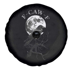 Funny Crow Fcawf Spare Tire Cover Gothic Raven and Moon TS02 Print Your Wear