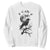 Funny Crow F Caw F Sweatshirt Gothic Raven and Moon TS02 White Print Your Wear