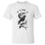 Funny Crow F Caw F T Shirt Gothic Raven and Moon TS02 White Print Your Wear