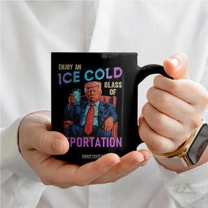 Enjoy An Ice Cold Glass Of Deportation Coffee Mug Funny Trump Conservative Political Patriotic TS02 Print Your Wear