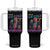 Enjoy An Ice Cold Glass Of Deportation Tumbler With Handle Funny Trump Conservative Political Patriotic TS02 One Size: 40 oz Black Print Your Wear