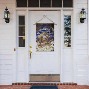 Luke 2:11 Bible Verse Nativity Garden Flag Religious Christmas Holy Family Scripture TS02 Print Your Wear