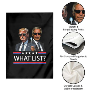 Funny Political Conspiracy Parody Garden Flag What List Men in Black Meme TS02 Print Your Wear