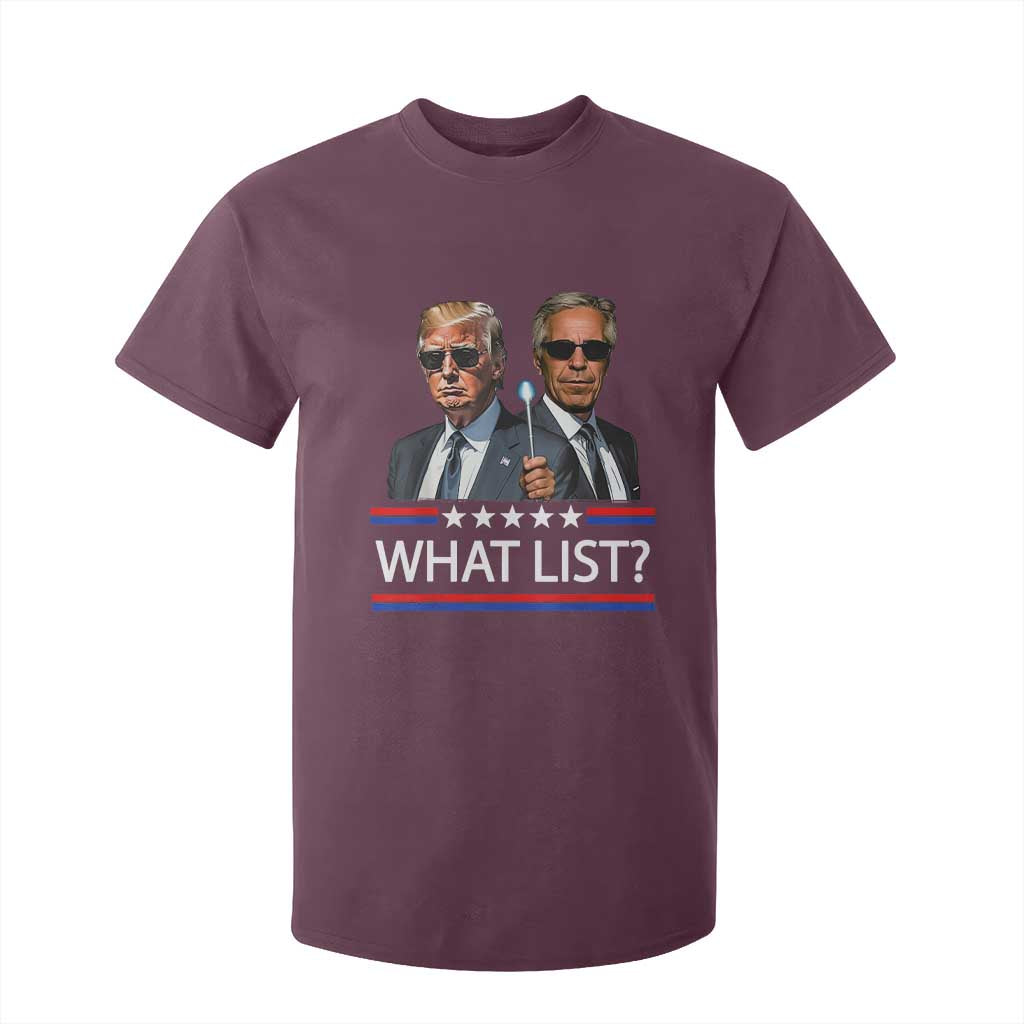 Funny Political Conspiracy Parody T Shirt For Kid What List Men in Black Meme TS02 Maroon Print Your Wear