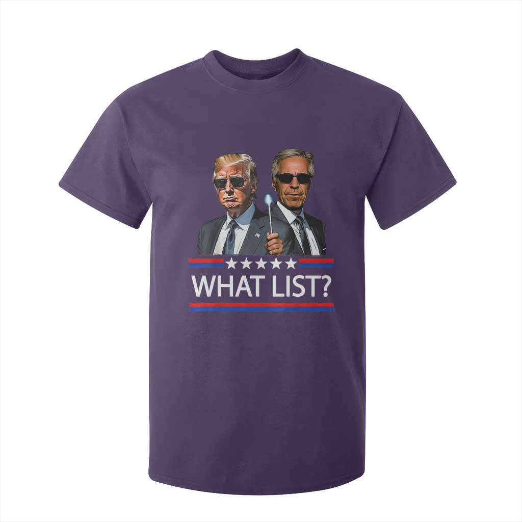 Funny Political Conspiracy Parody T Shirt For Kid What List Men in Black Meme TS02 Purple Print Your Wear