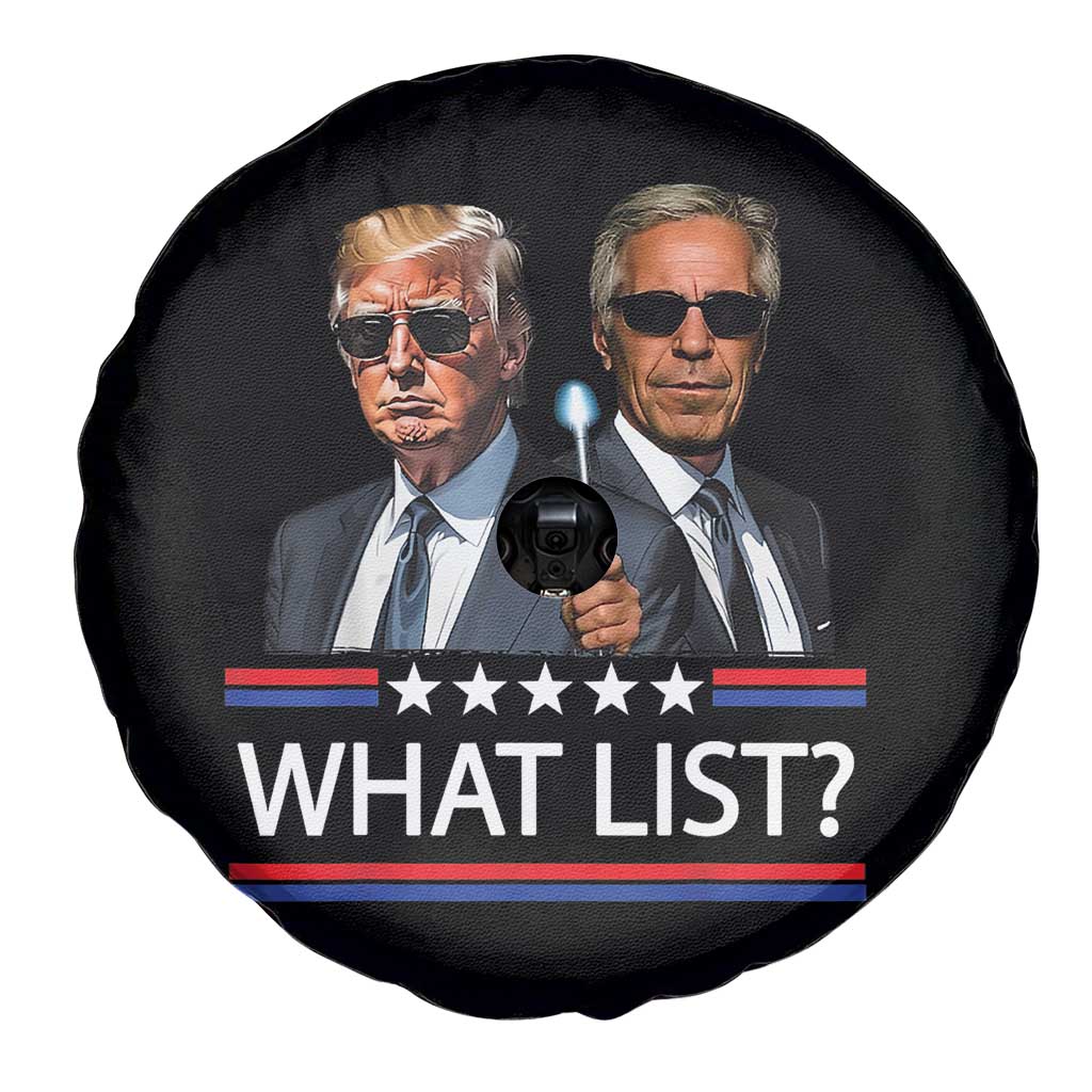 Funny Political Conspiracy Parody Spare Tire Cover What List Men in Black Meme TS02 Print Your Wear