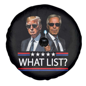 Funny Political Conspiracy Parody Spare Tire Cover What List Men in Black Meme TS02 Print Your Wear