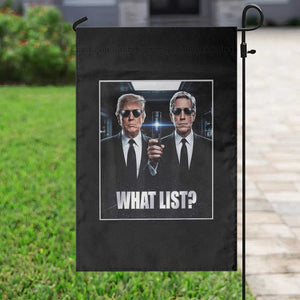 What List Dark Political Humor Garden Flag Funny Political Conspiracy Parody TS02 Print Your Wear