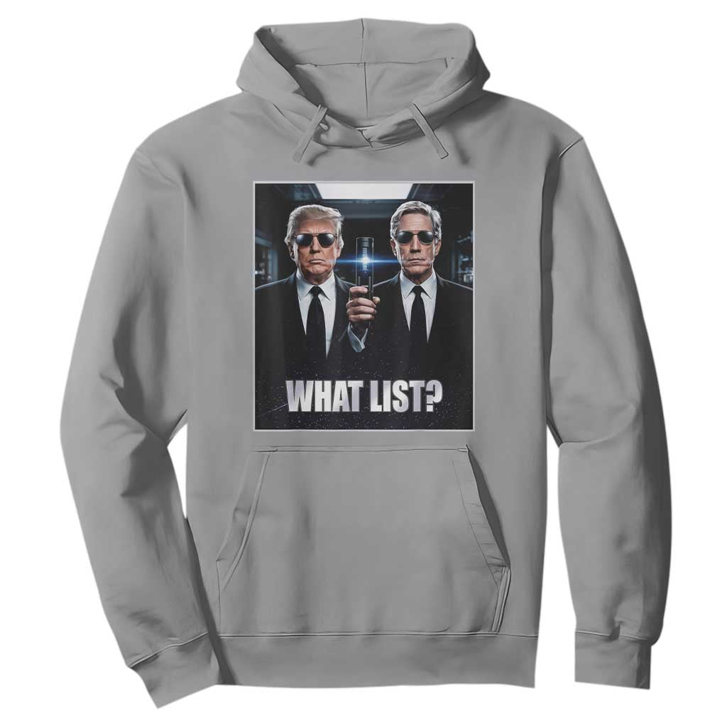 What List Dark Political Humor Hoodie Funny Political Conspiracy Parody TS02 Sport Gray Print Your Wear