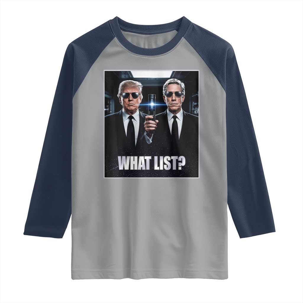 What List Dark Political Humor Raglan Shirt Funny Political Conspiracy Parody TS02 Sport Gray Navy Print Your Wear