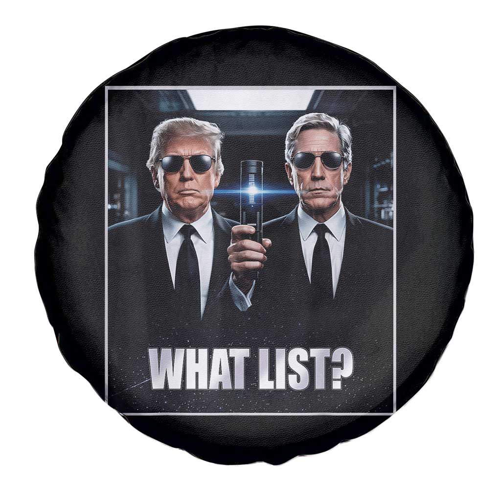 What List Dark Political Humor Spare Tire Cover Funny Political Conspiracy Parody TS02 Print Your Wear