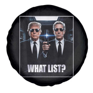 What List Dark Political Humor Spare Tire Cover Funny Political Conspiracy Parody TS02 Print Your Wear