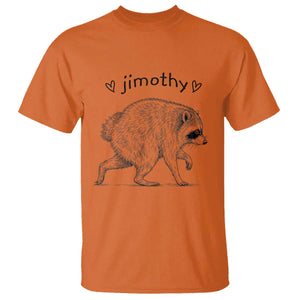 Cute Jimothy the Raccoon Hand Drawn Graphic T Shirt Seattle Trash Panda Lover Supporter TS02 Orange Print Your Wear