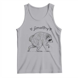 Cute Jimothy the Raccoon Hand Drawn Graphic Tank Top Seattle Trash Panda Lover Supporter