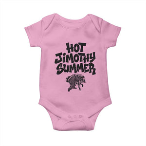 Hot Jimothy Summer Funny Viral Seattle Raccoon Graphic Baby Onesie Viral Trash Panda Meme TS02 Light Pink Print Your Wear