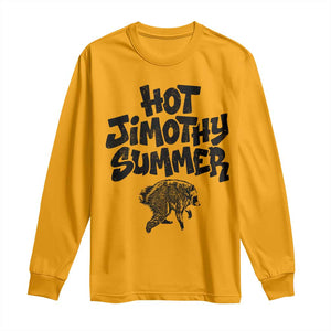 Hot Jimothy Summer Funny Viral Seattle Raccoon Graphic Long Sleeve Shirt Viral Trash Panda Meme TS02 Gold Print Your Wear