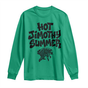 Hot Jimothy Summer Funny Viral Seattle Raccoon Graphic Long Sleeve Shirt Viral Trash Panda Meme TS02 Irish Green Print Your Wear