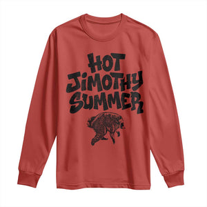 Hot Jimothy Summer Funny Viral Seattle Raccoon Graphic Long Sleeve Shirt Viral Trash Panda Meme TS02 Red Print Your Wear