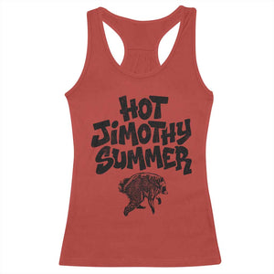 Hot Jimothy Summer Funny Viral Seattle Raccoon Graphic Racerback Tank Top Viral Trash Panda Meme TS02 Red Print Your Wear