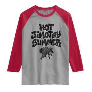 Hot Jimothy Summer Funny Viral Seattle Raccoon Graphic Raglan Shirt Viral Trash Panda Meme
