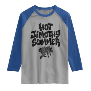 Hot Jimothy Summer Funny Viral Seattle Raccoon Graphic Raglan Shirt Viral Trash Panda Meme