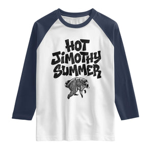Hot Jimothy Summer Funny Viral Seattle Raccoon Graphic Raglan Shirt Viral Trash Panda Meme