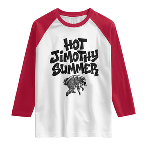 Hot Jimothy Summer Funny Viral Seattle Raccoon Graphic Raglan Shirt Viral Trash Panda Meme