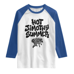 Hot Jimothy Summer Funny Viral Seattle Raccoon Graphic Raglan Shirt Viral Trash Panda Meme