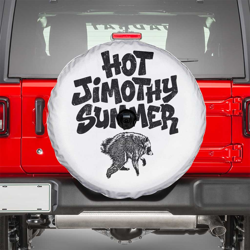 Hot Jimothy Summer Funny Viral Seattle Raccoon Graphic Spare Tire Cover Viral Trash Panda Meme