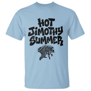 Hot Jimothy Summer Funny Viral Seattle Raccoon Graphic T Shirt Viral Trash Panda Meme TS02 Light Blue Print Your Wear