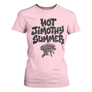 Hot Jimothy Summer Funny Viral Seattle Raccoon Graphic T Shirt For Women Viral Trash Panda Meme TS02 Light Pink Print Your Wear