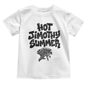Hot Jimothy Summer Funny Viral Seattle Raccoon Graphic Toddler T Shirt Viral Trash Panda Meme TS02 White Print Your Wear