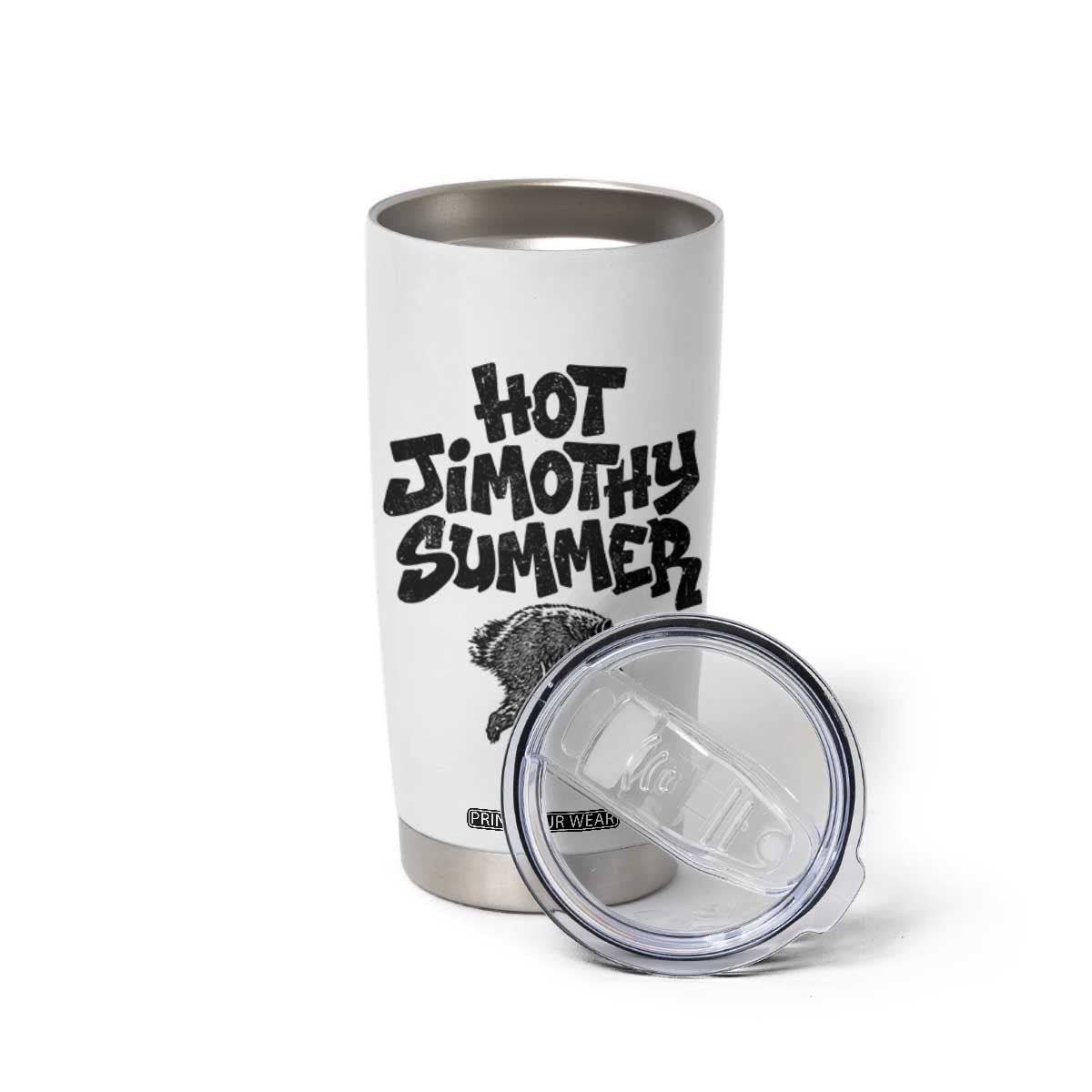 Hot Jimothy Summer Funny Viral Seattle Raccoon Graphic Tumbler Cup Viral Trash Panda Meme