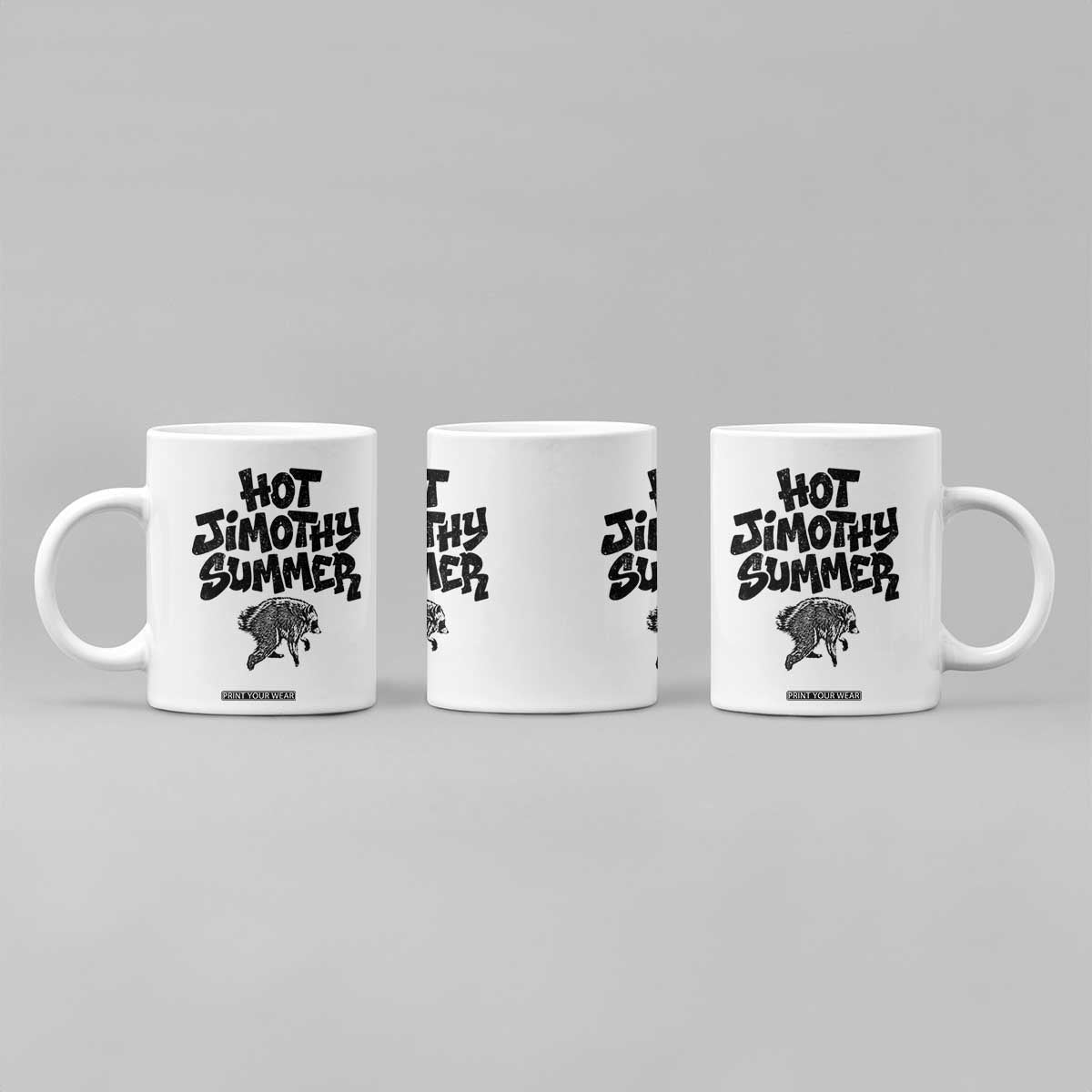 Hot Jimothy Summer Funny Viral Seattle Raccoon Graphic Coffee Mug Viral Trash Panda Meme