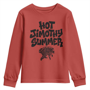 Hot Jimothy Summer Funny Viral Seattle Raccoon Graphic Youth Sweatshirt Viral Trash Panda Meme TS02 Red Print Your Wear