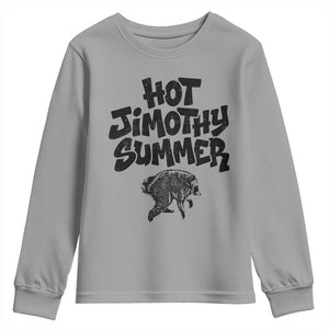 Hot Jimothy Summer Funny Viral Seattle Raccoon Graphic Youth Sweatshirt Viral Trash Panda Meme TS02 Sport Gray Print Your Wear