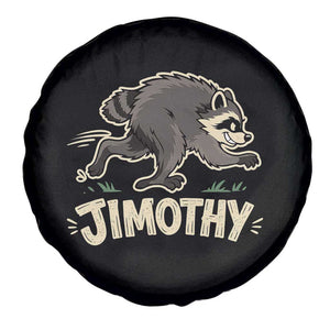 Funny Running Jimothy the Raccoon Spare Tire Cover Viral Seattle Trash Panda Meme TS02 Print Your Wear