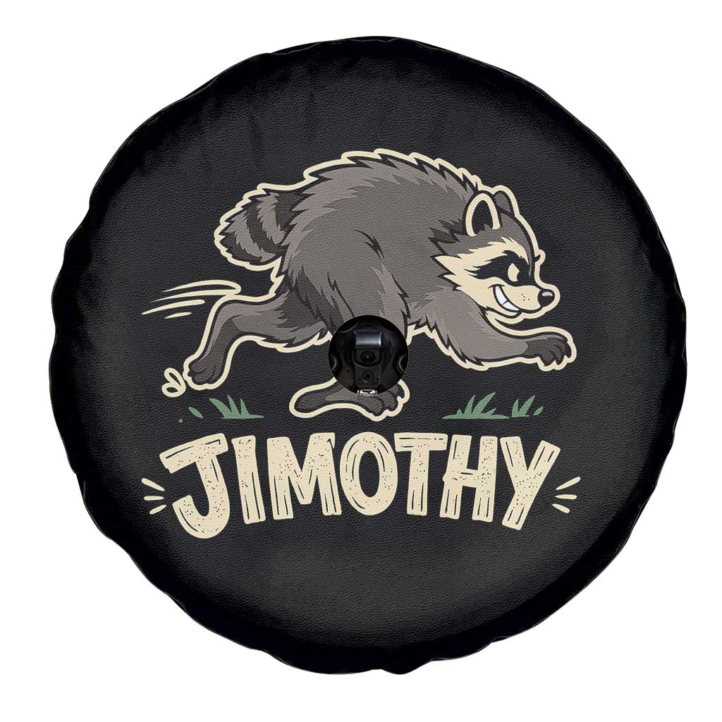 Funny Running Jimothy the Raccoon Spare Tire Cover Viral Seattle Trash Panda Meme TS02 Print Your Wear